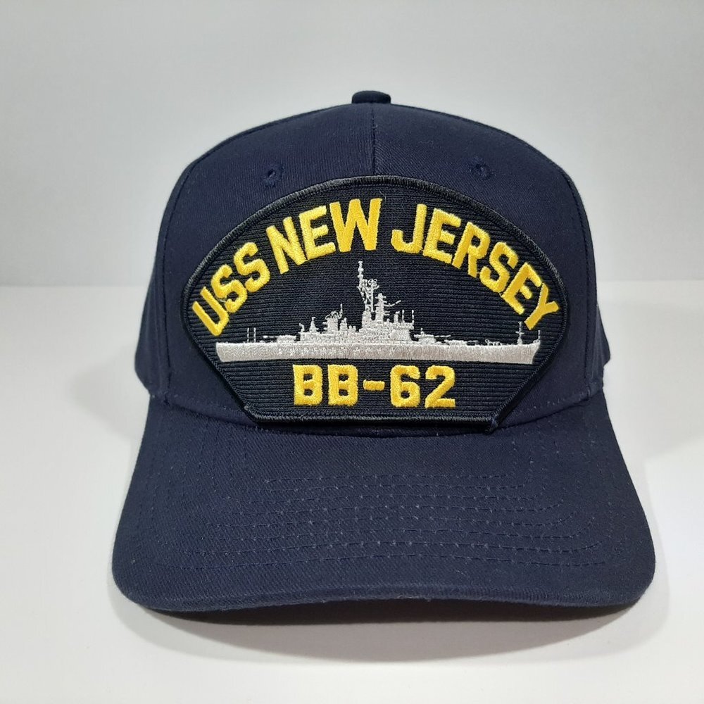 U.S. Navy USS New Jersey BB-62 Men's Cap Hat  Navy